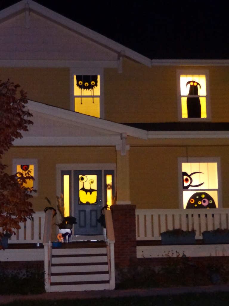 Haunted House Cardboard Monster DIY