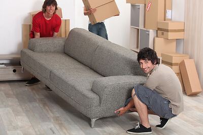 Lifting a heavy couch