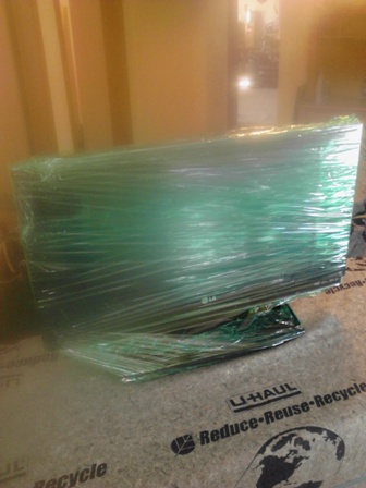 Shrink Wrap Flat Screen