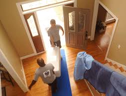Mr. Mover Nashville Moving Company Padded Doors, Floors and Stair rail Protection on every Move