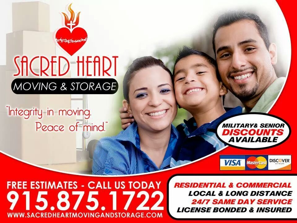 Sacred Heart Moving And Storage El Paso Tx Sacred Heart Moving And Storage El Paso Tx