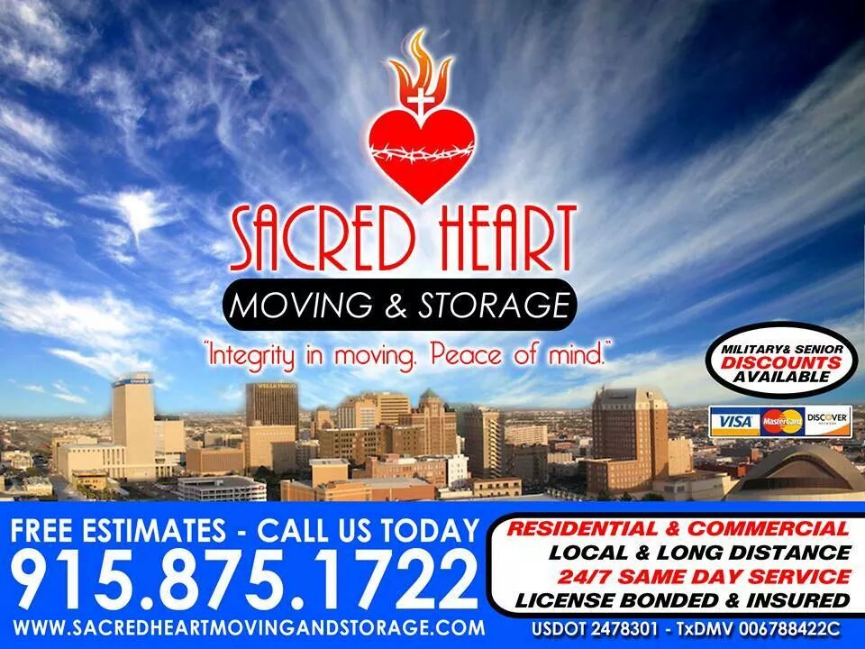 Sacred Heart Moving and Storage - Serving The El Paso Area