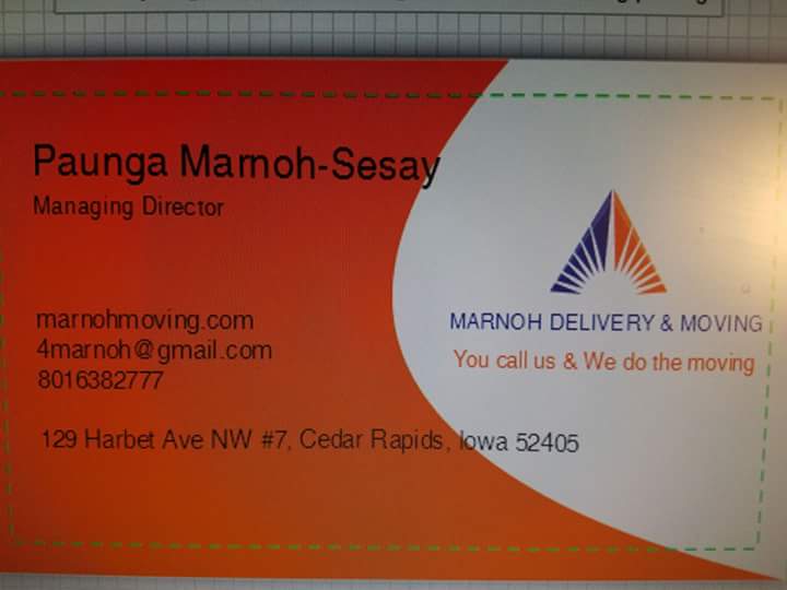 Marnoh Delivery Moving Company Cedar Rapids Ia 52404