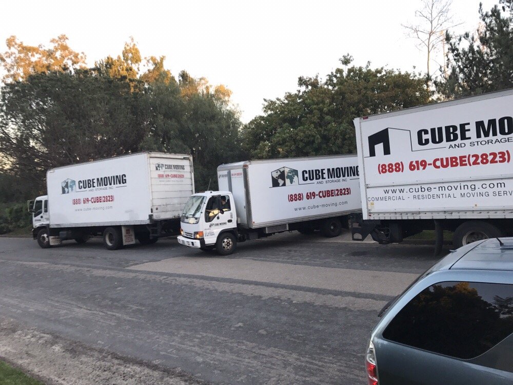 multiple moving trucks available for hire