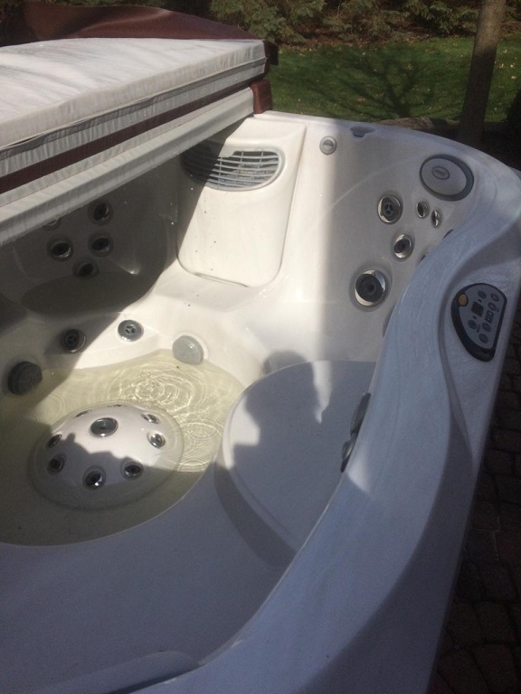 hot tub we moved