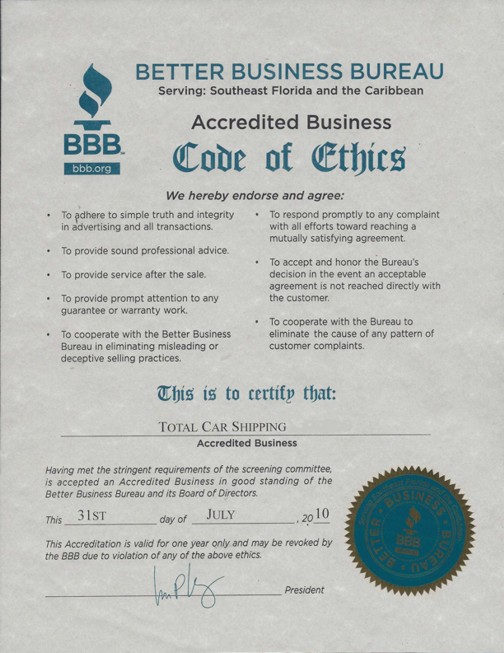 BBB Accreditation