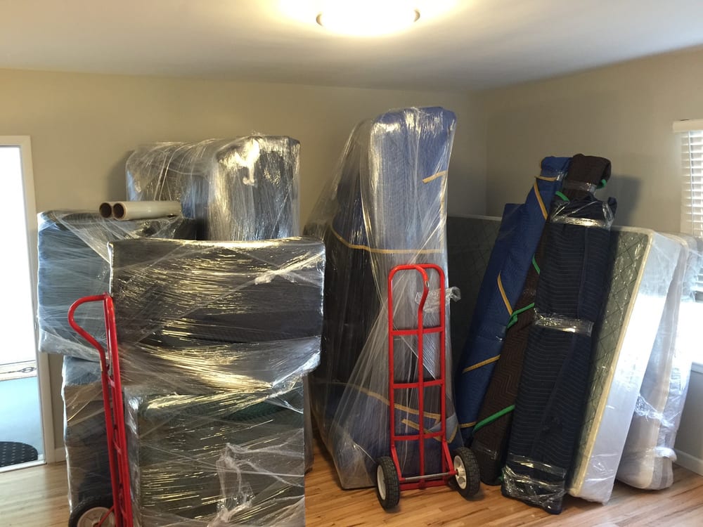 We will wrap all of your furniture in blankets and unlimited shrink wrap for free