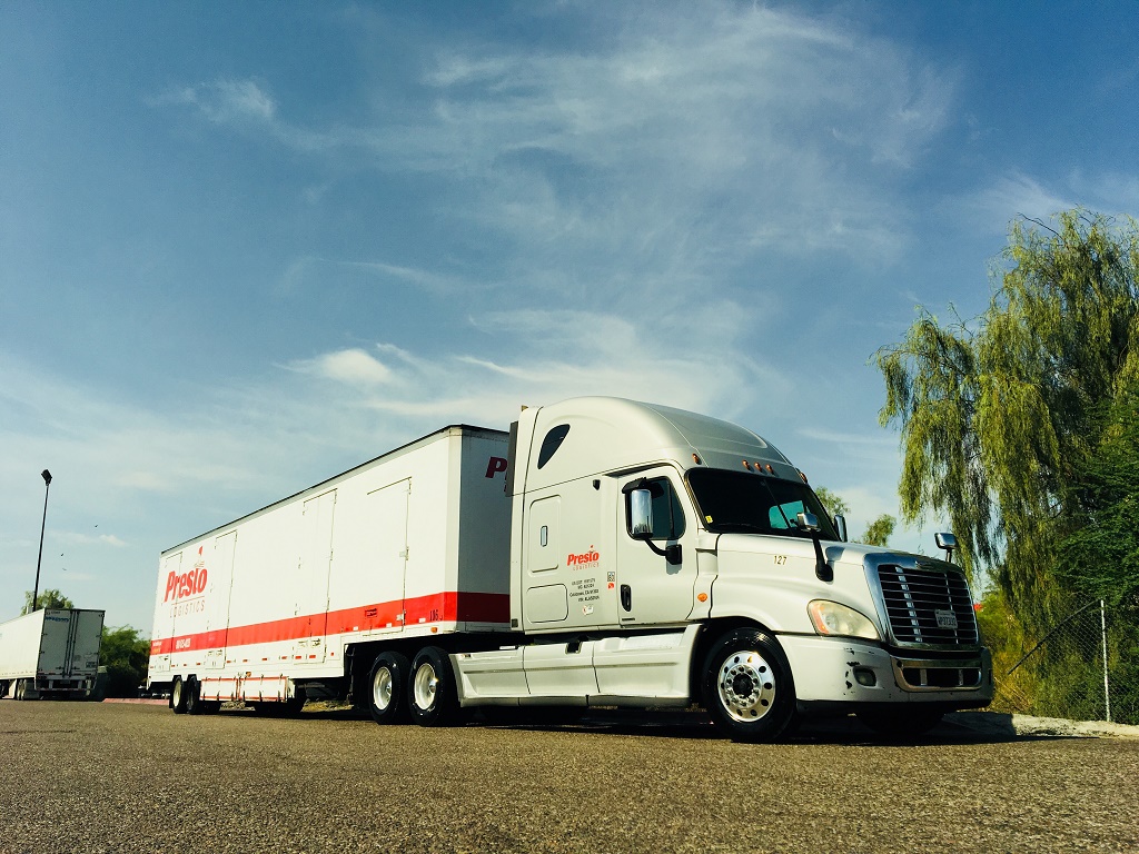 Truck in Transit