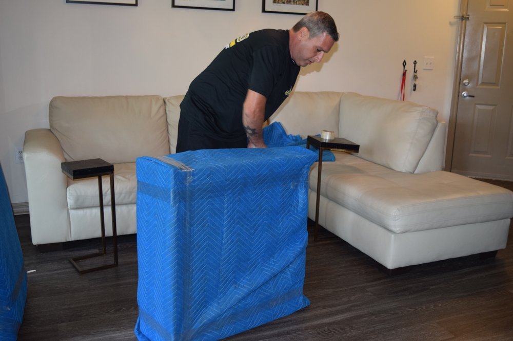 Pad Wrapping Furniture for a Local Move
