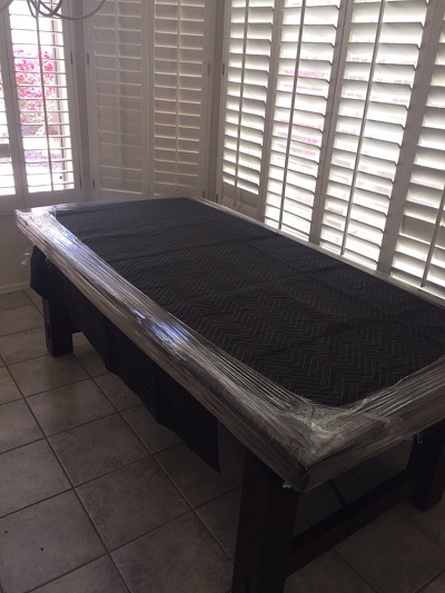 12ft Glass Table