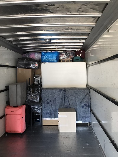 Packed Truck From Top To Bottom