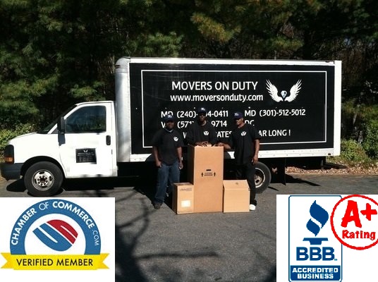 Chamber of Commerce verified movers