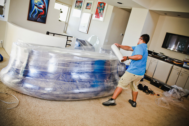{Wrapping the Sofa}