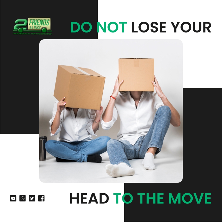 Do not lose your head to the move. Call the best local mover in Tampa.