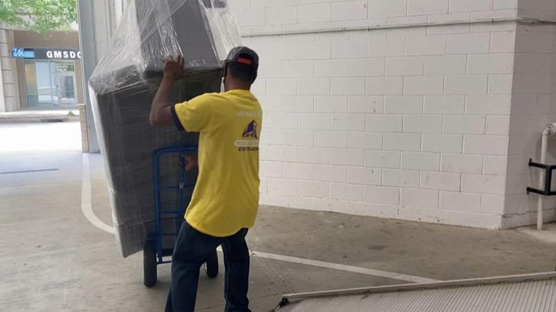 Our Crew doing heavy lifting