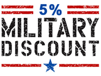 5% Military Discount