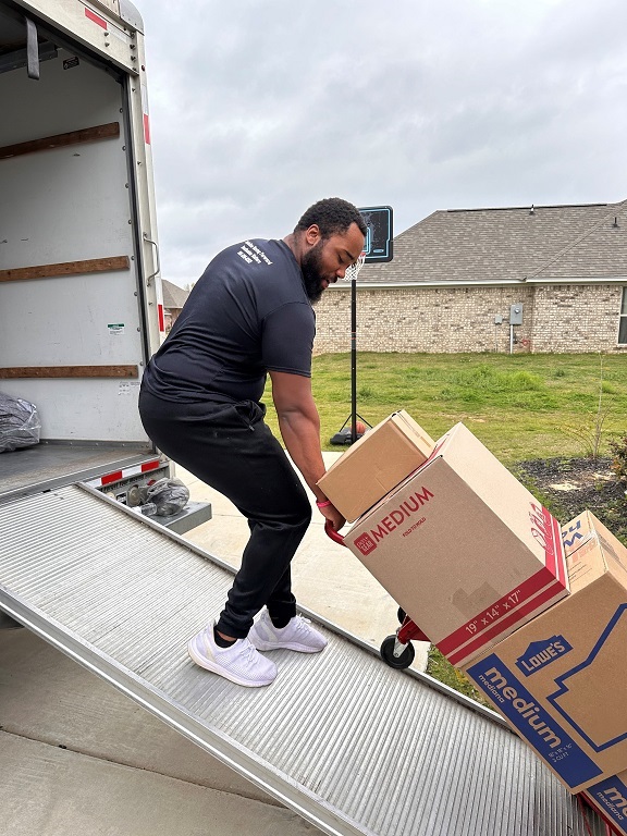 Loading the stuff