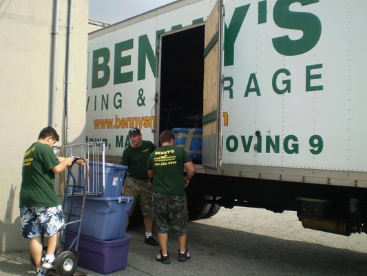 Crew Loading the Truck