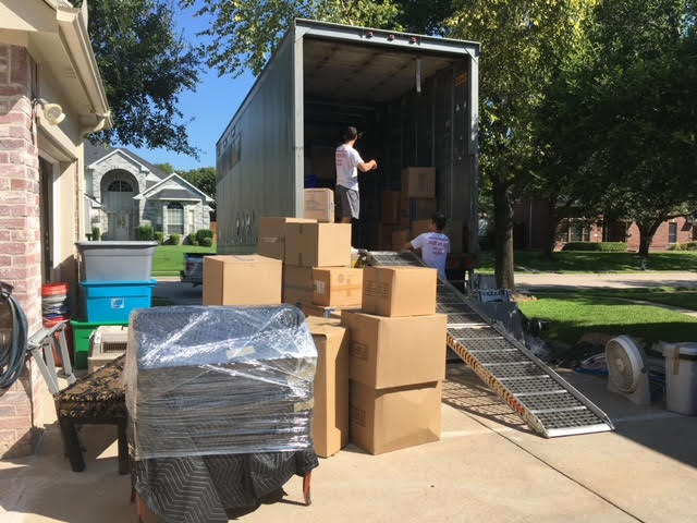 Boxes in  Truck