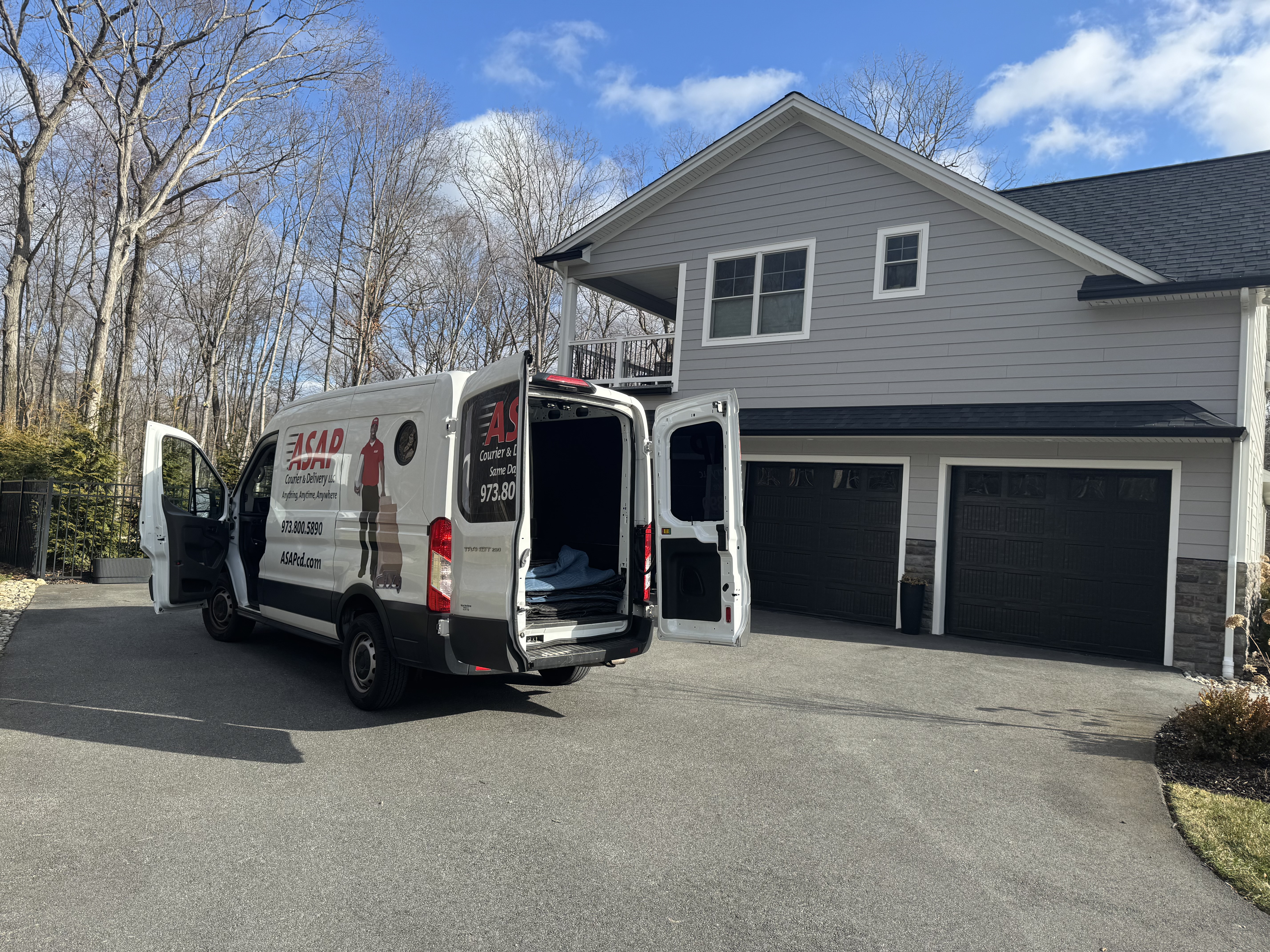 We also have smaller trucks for smaller jobs