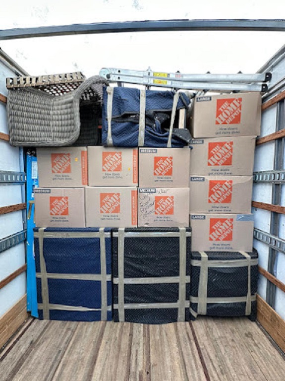 Truck with Household items