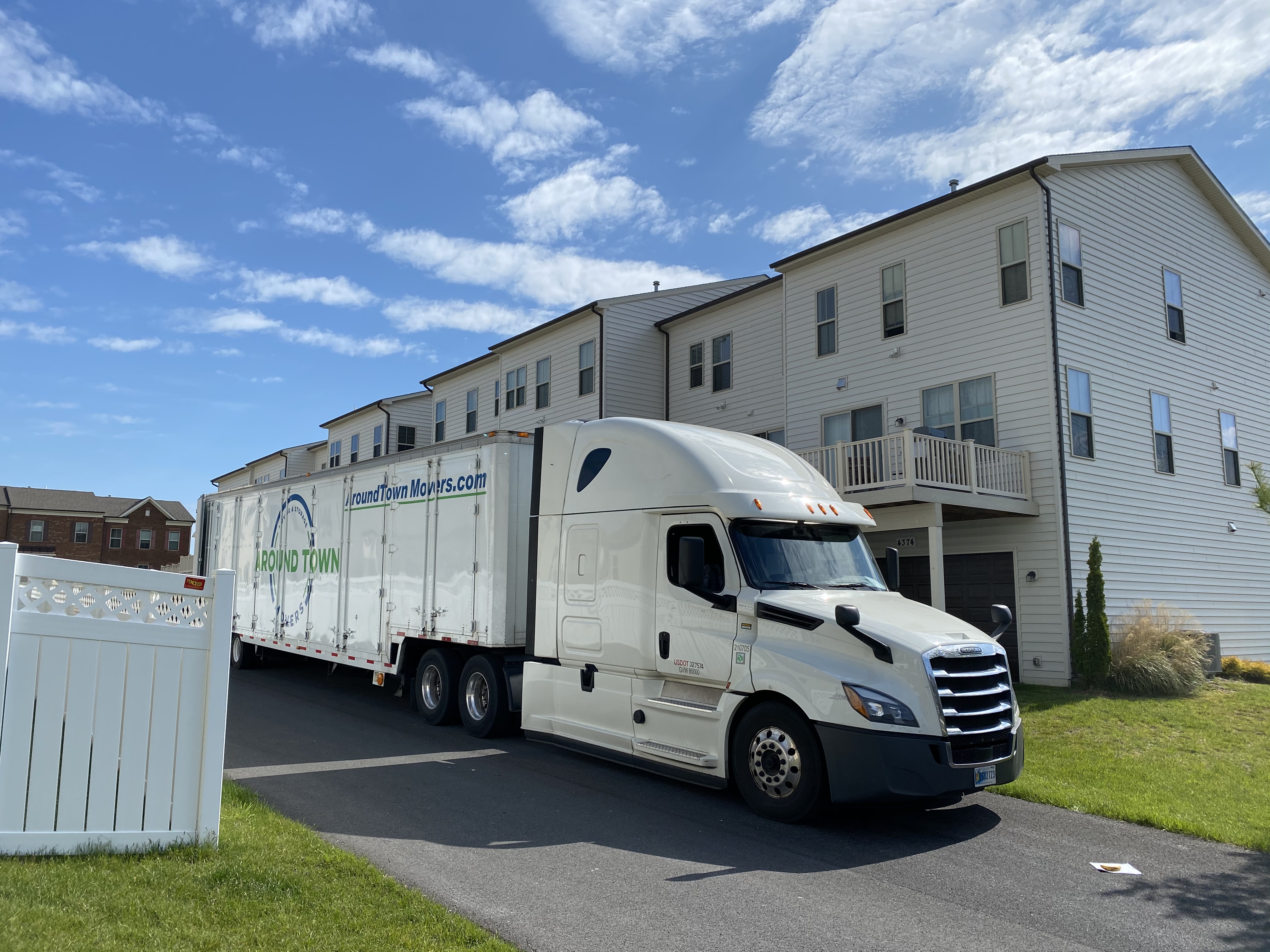 Around Town Movers - tractor trailer