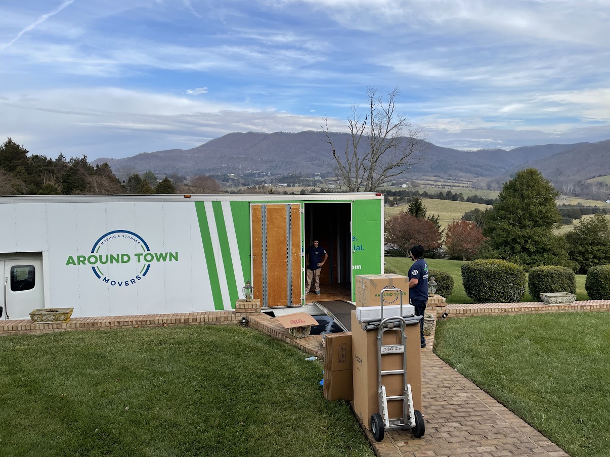 Loading over mountain views