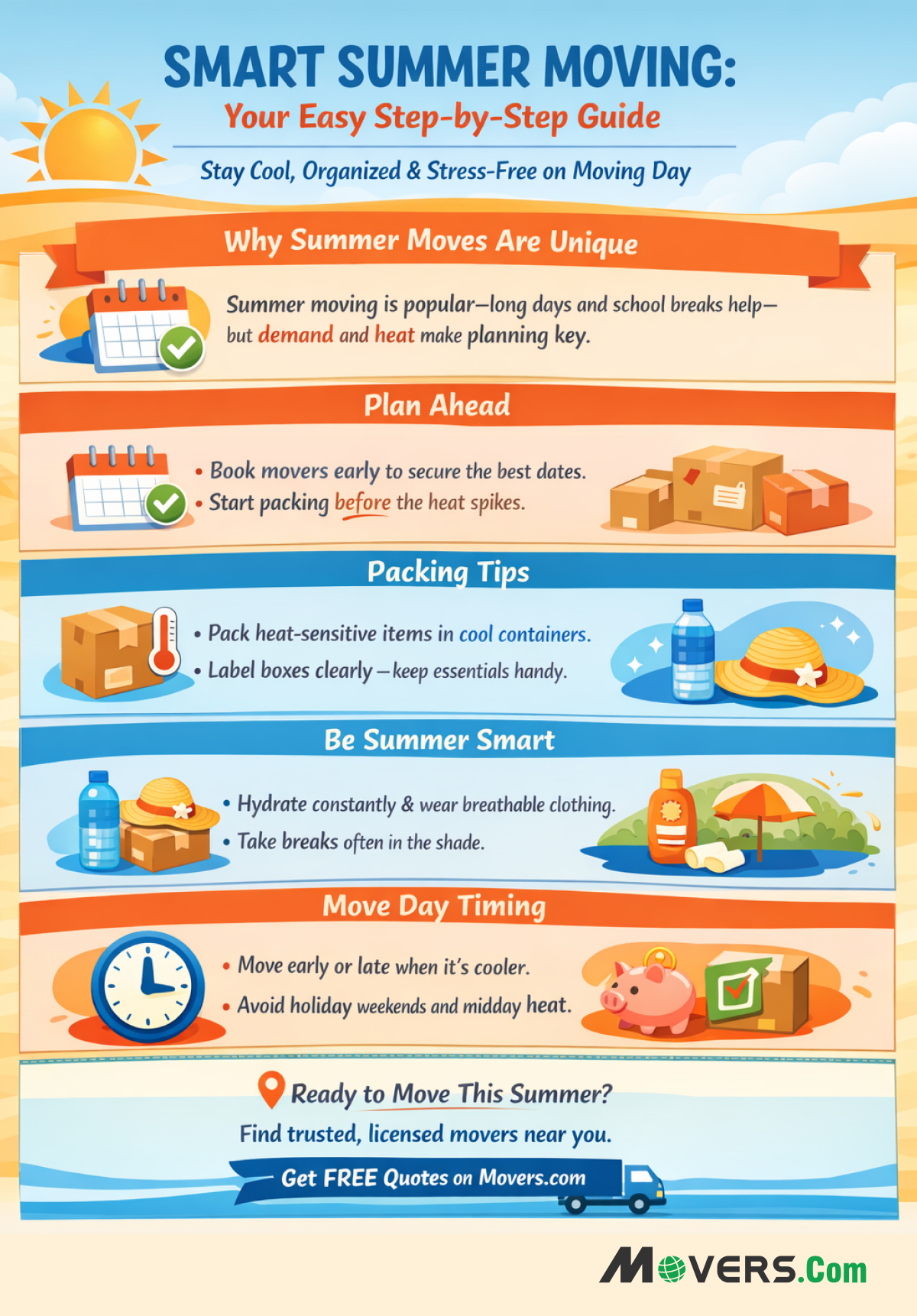 A Guide To Moving In Summer