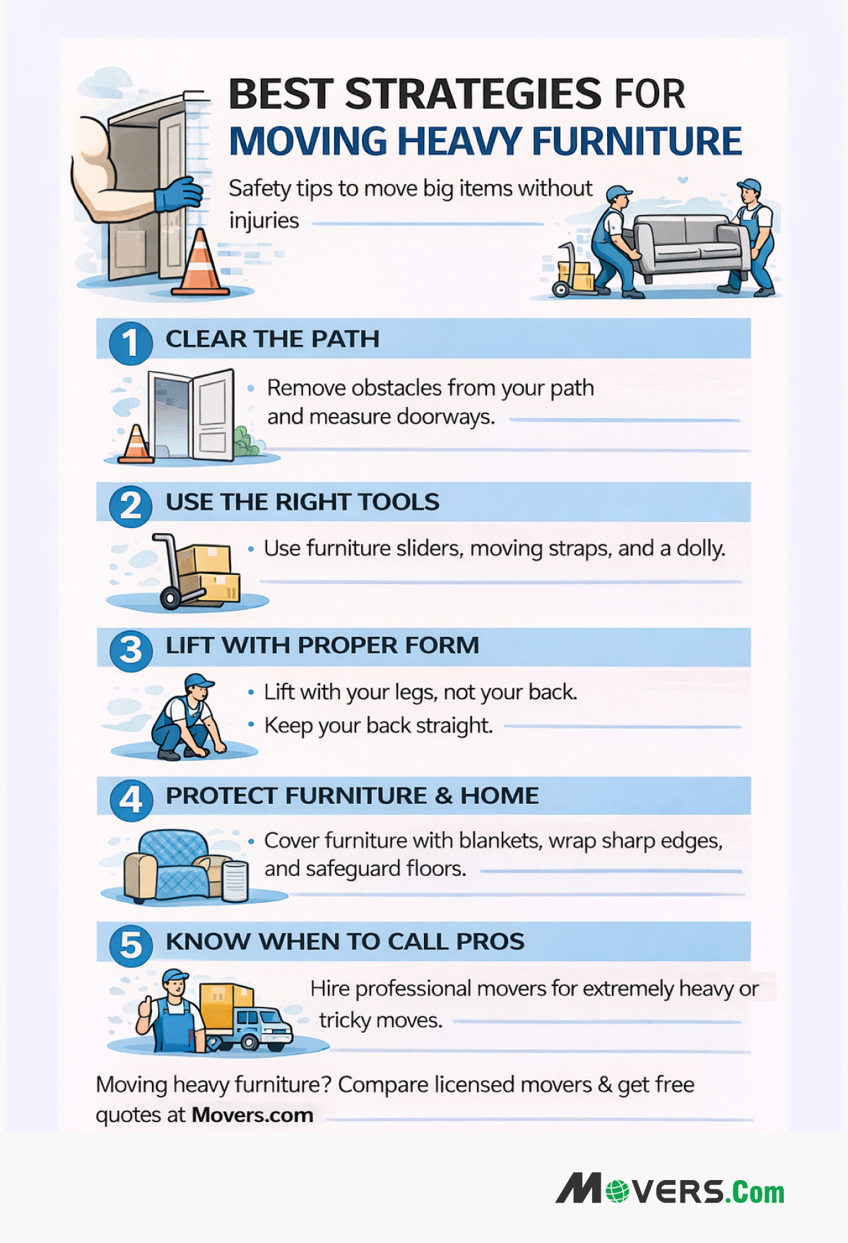  Best Strategies To Move Heavy Furniture - DIY Move
