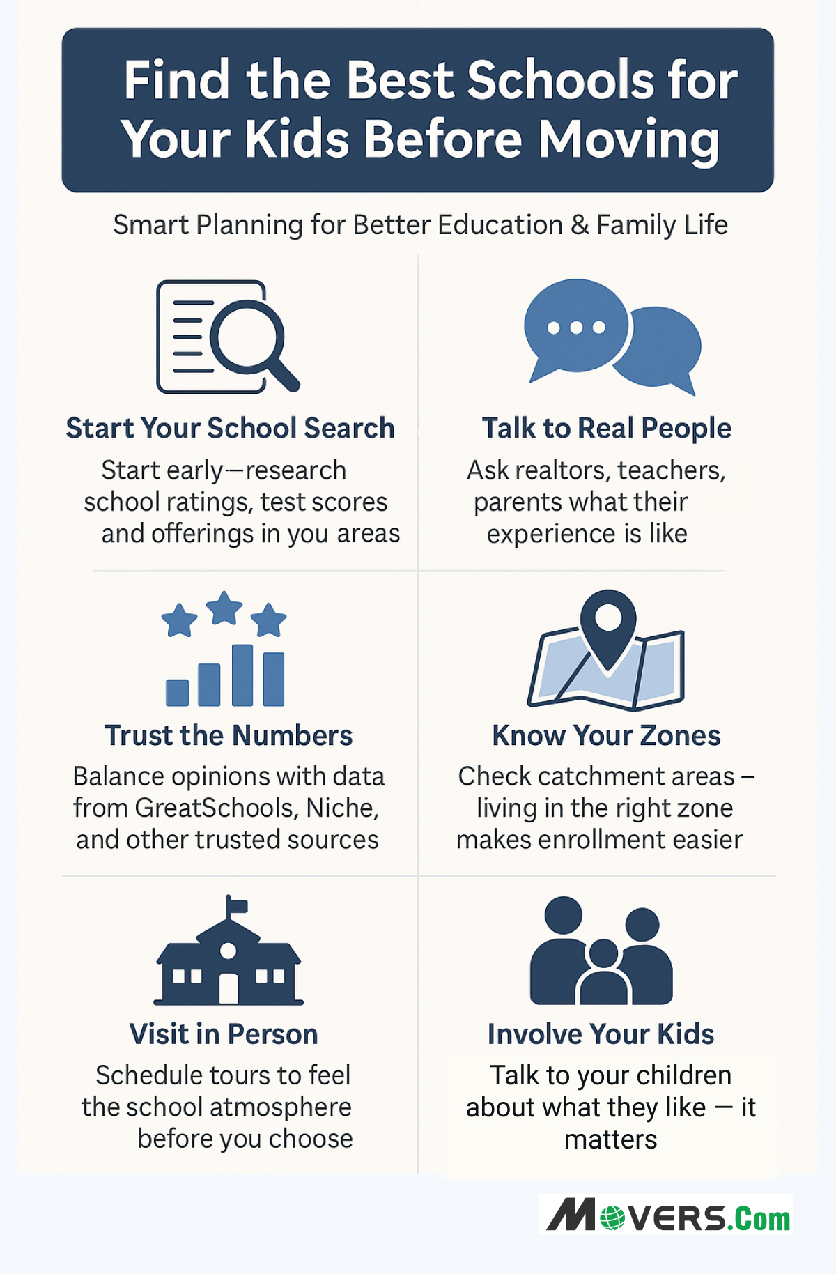 How to Find the Best Schools for Your Kids Before Moving