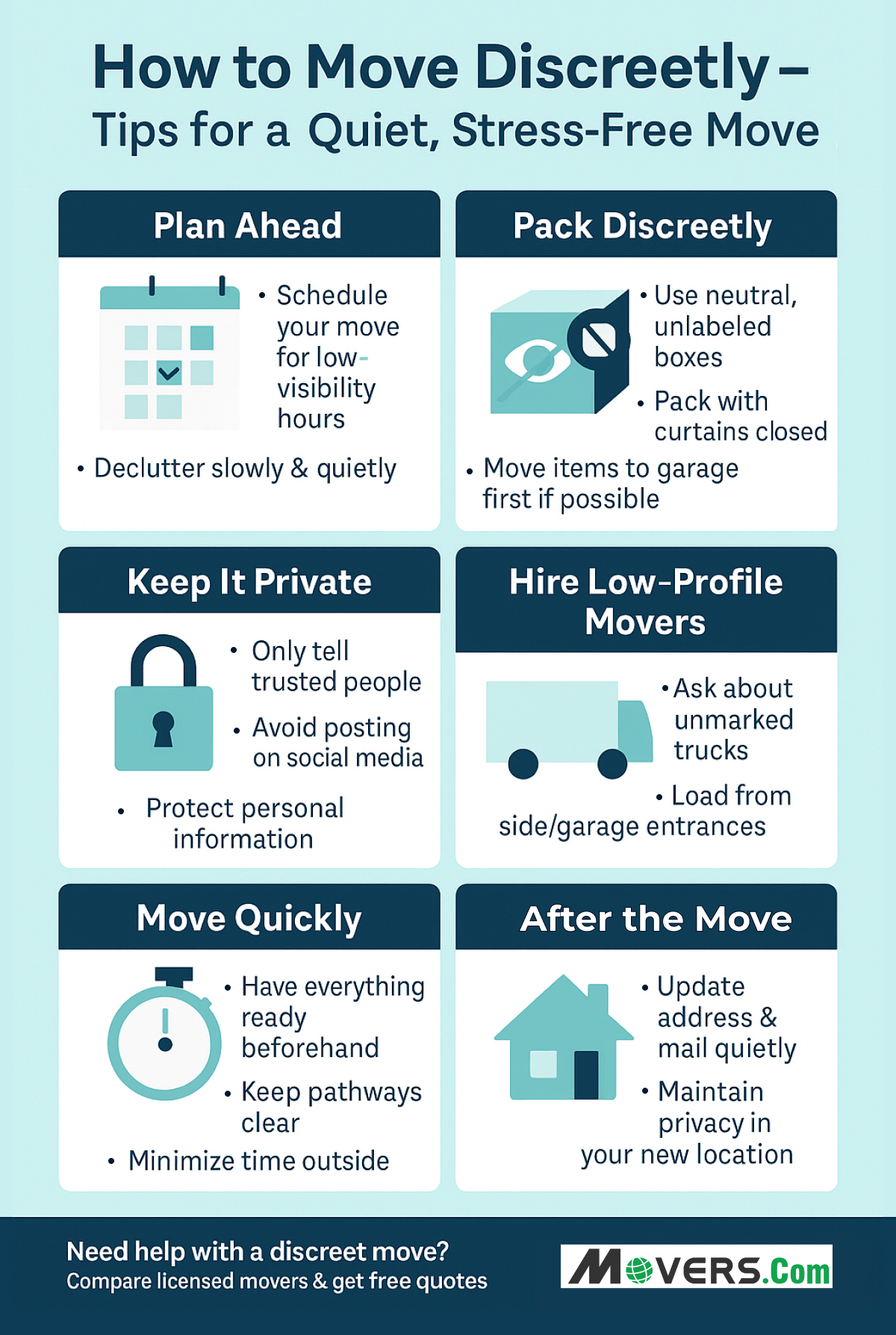 How To Move Discreetly