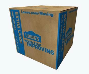 Lowe's moving boxes