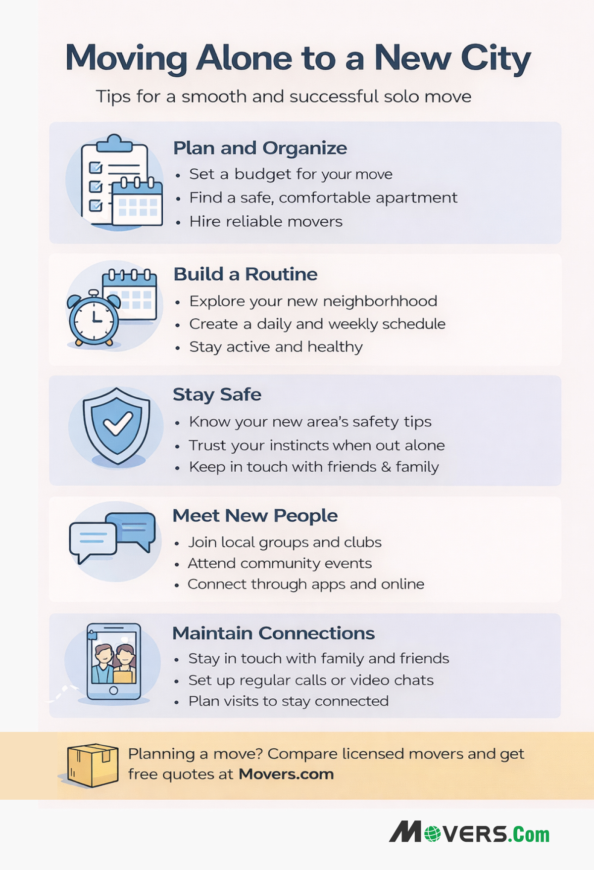 Moving Alone To A New City