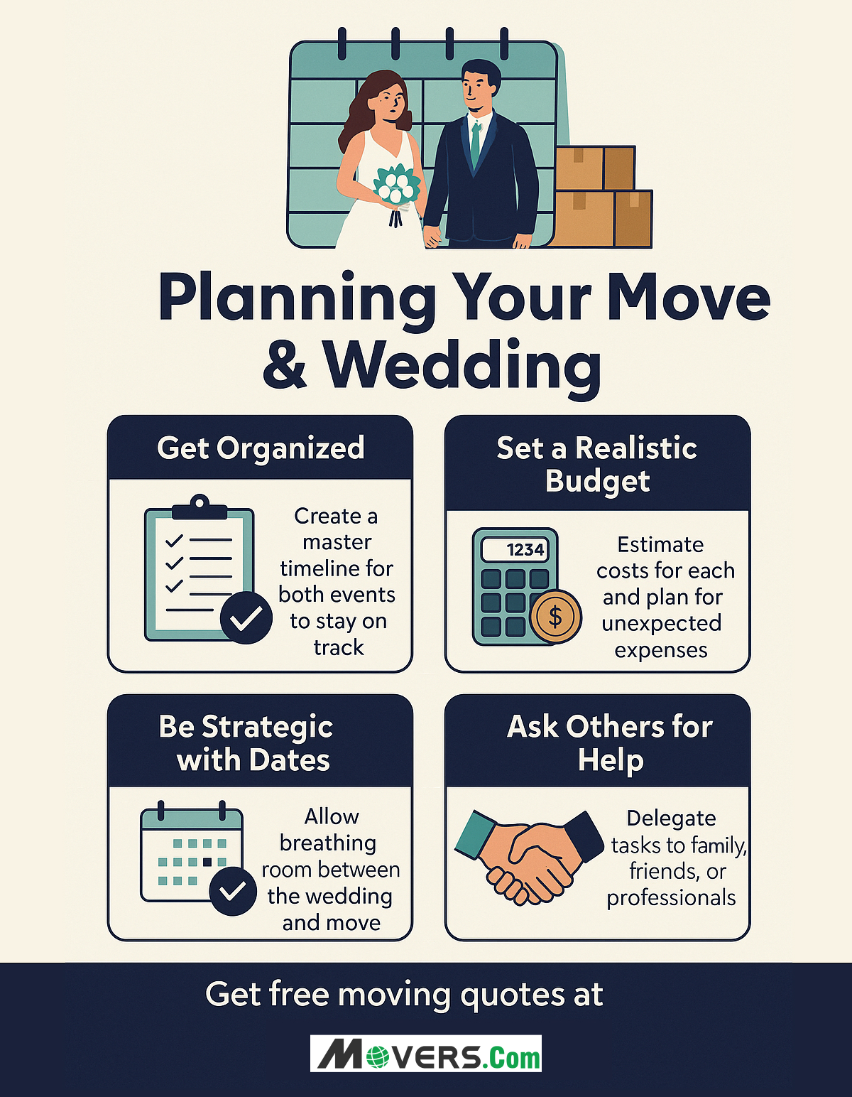 Planning Your Move While You Plan Your Wedding