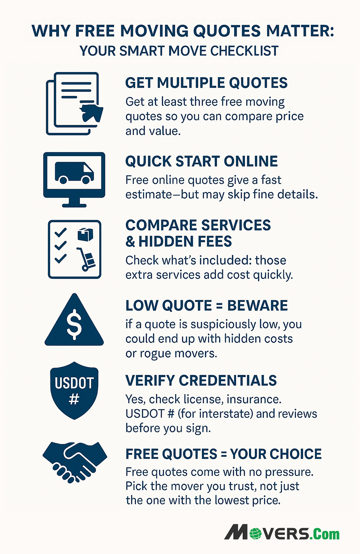 Why it's a good idea to get free moving quotes