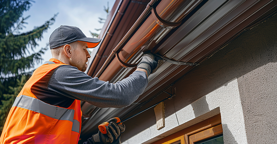 Installing Seamless Gutters