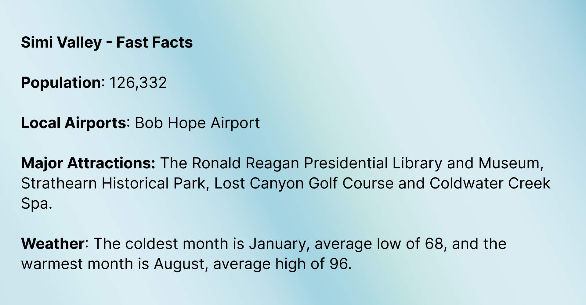 Berkeley Fast Facts