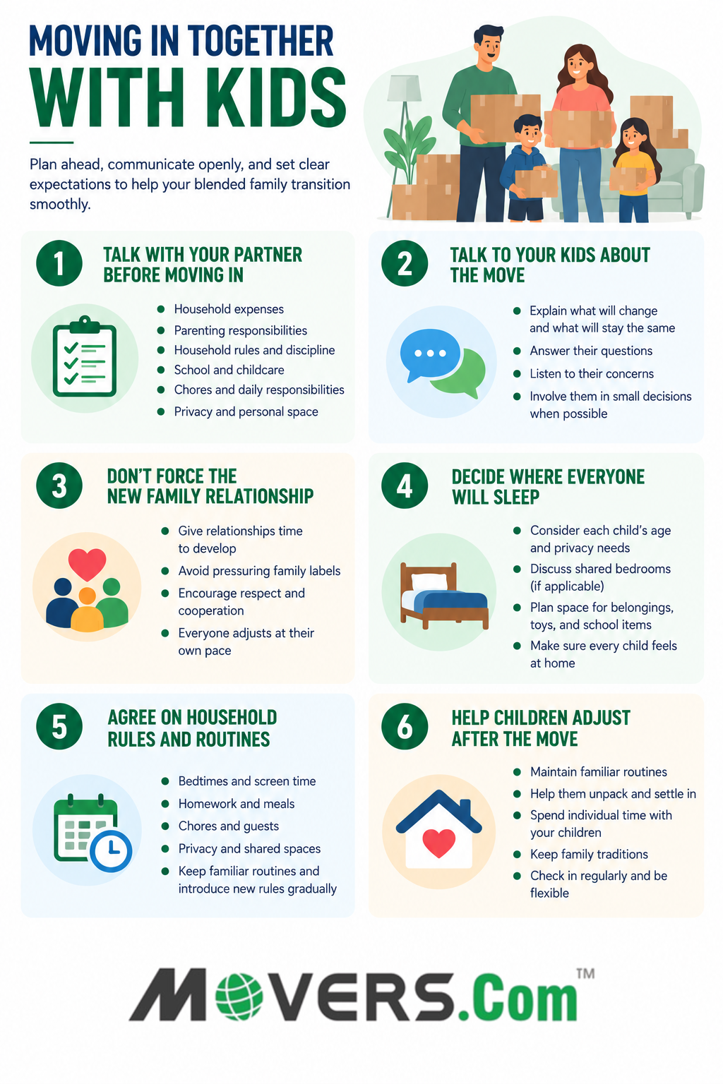How to Move In with Your Partner When You Have Kids