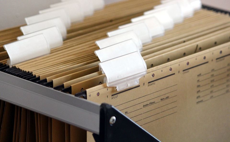 organizing documents before move