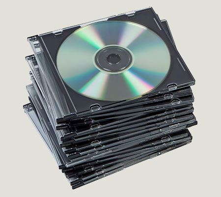 How to pack CDs and DVDs