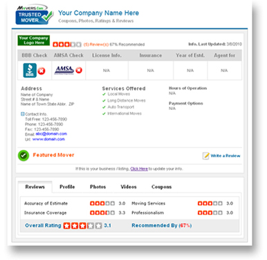 Movers.com platform overview